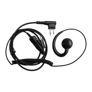 M-018 Small PTT-B6 Curve Hook Earhook Headset For GP300 CP100 SP50+ PRO3150 P110