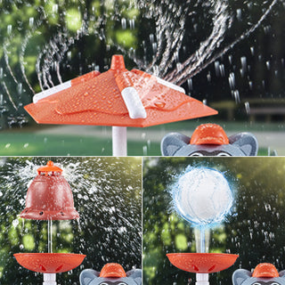 3In1 Lovely Shape Water Sprinkler With Baseball Play Toy Kid Outdoor Squirt Toy