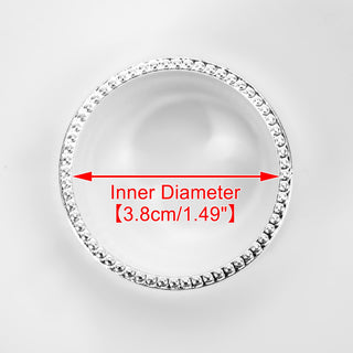 6PCS Napkin Rings Napkin Buckle Holder Adornmen Alloy Silver