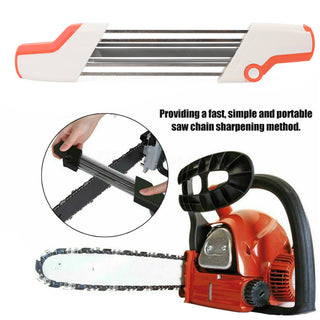 4-5.5mm 2 IN 1 Easy Chainsaw File Chain Sharpener Kits Fit Stihl