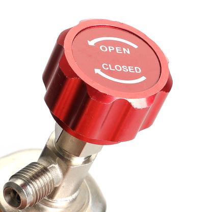 Refrigerant Bottle Opener Can Tap Valve For Car Air Conditioning A/C 1/4" Sae