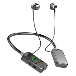 Bluetooth Headphones 5.3 Smart Digital Display Ultra-Long Standby SD Earphone