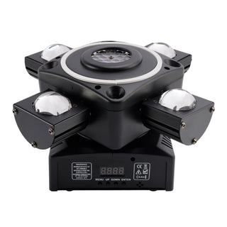 4 Arm Moving Head Light RGBW Beam Laser Disco Ball Light Stage Lighting DMX