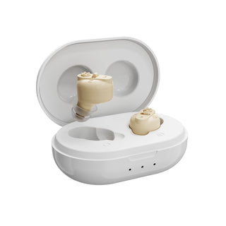 Invisible Wireless Hearing Aids – Rechargeable In-Ear Hearing Aid with Charging Case