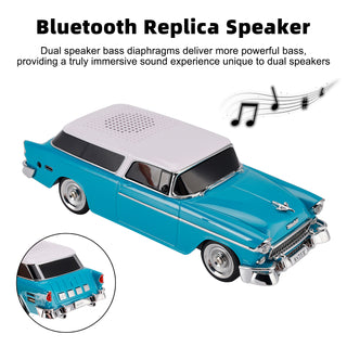 WS-1955 Bluetooth Replica Speaker Retro Speaker Car Design HD Sound TWS FM Radio