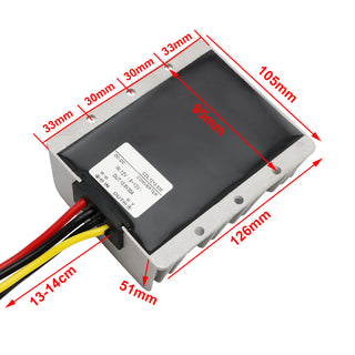 Waterproof DC/DC Converter Regulator 12V Step Up to 13.8V 30A 414W