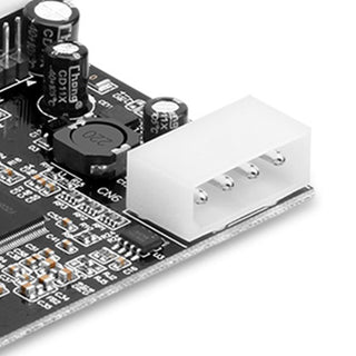 HUB PCIE to USB2.0 Expansion Card Moschip Desktop Adapter Card 4PIN Power Supply