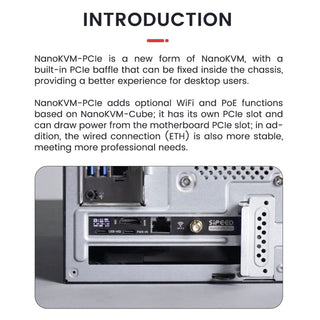 Sipeed NanoKVM-PCIe Remote Control Operation Maintenance Server Remote Desktop