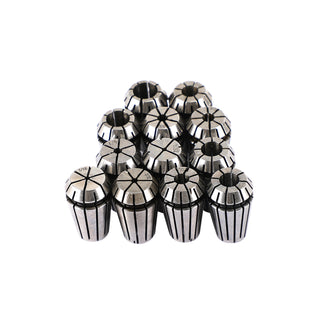 12Pcs ER16 Spring Collet 1/32"-3/8" For CNC Milling Lathe Tool Workholding