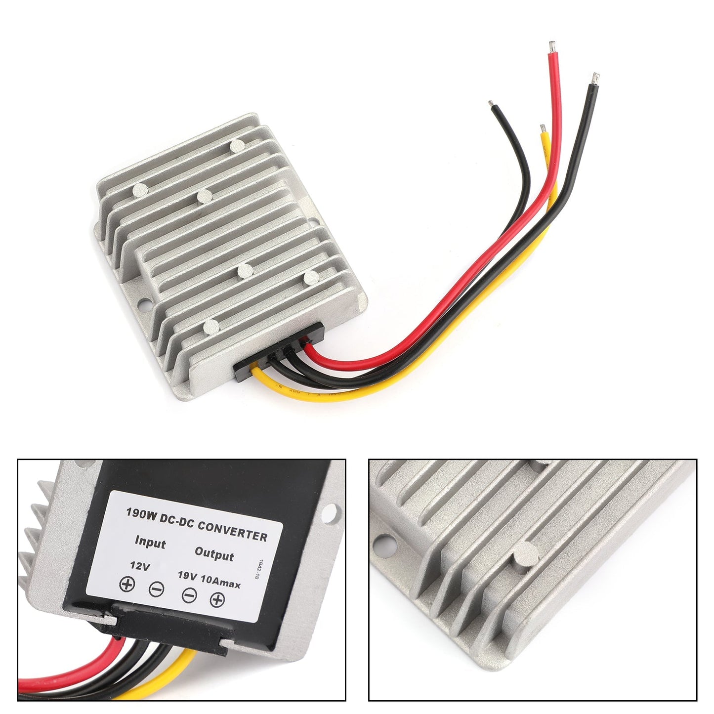 12V to 19V 10A 190W DC-DC Boost Step Up Power Converter Voltage Regulator Module Generic