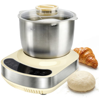 Electric Dough Mixer 7.4qt Large Capacity Electric Dough Maker with Ferment Function For Baking Bread Dough&Pizza Dough 304 Stainless Steel Kitchen Stand Mixer
