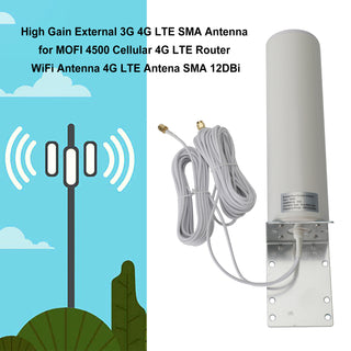 WiFi Antenna 4G LTE Antena SMA 28dBi Omni Antenne Male 5M Dual Cable 698-2700MHz