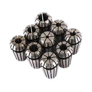 9Pcs ER16 Spring Collet Set For CNC Milling Lathe Tool Engraving Machine Steel