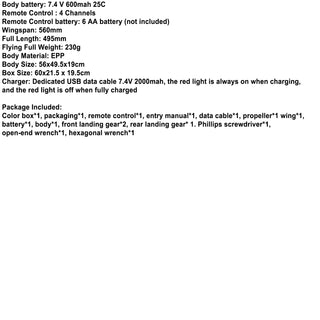 XK A280 RC Airplane P51 Fighter 4CH 3D/6G Fixed Wing Brushless Motor