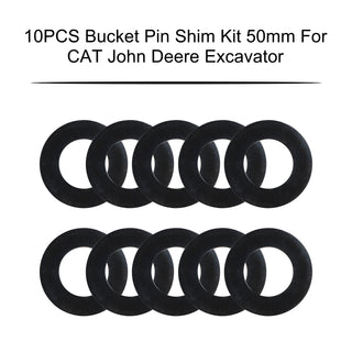 50MM Excavator Bucket Pin Shims Kit For Skid Steer Cat Bobcat John Deere