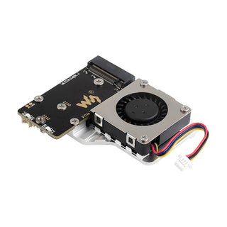 Raspberry Pi 5/5B PCIe to M.2 Adapter Board Radiator Fan Nvme Hard Disk Protocol