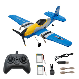 3Channel P51 Remote Control 2.4Ghz 6Axis Stabilizer Airplane Toy With 2Batteries Toy
