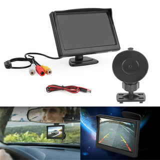 5 Inch HD Screen Monitor for Car Rear view Reverse Backup Parking Camera