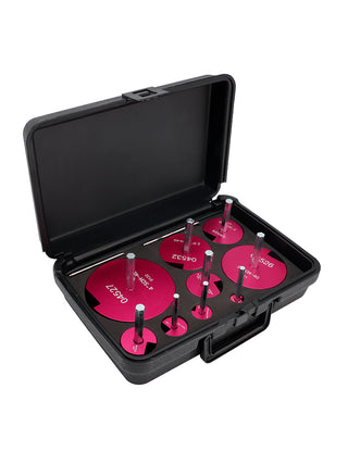 9Pcs PVC Pipe Reamer Plastic PVC Pipe Fitting Reamer Plumbing Tools Kit Fit