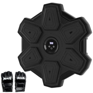 Colorful LED Music Punching Machine with Gloves – Bluetooth Boxing Trainer Wall-Mounted for Adults Perfect for Home & Office Workouts