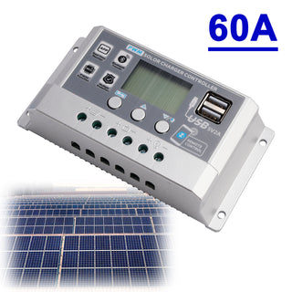 10A-60A PWM Solar Controller Display Current Solar Street Light Control 0V Start