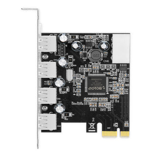 HUB PCIE to USB2.0 Expansion Card Moschip Desktop Adapter Card 4PIN Power Supply