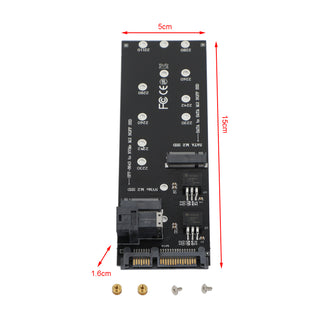 SFF-8643 to U2 Kit NGFF M-Key to HD Mini SAS NVME PCIe SSD SATA Adapter