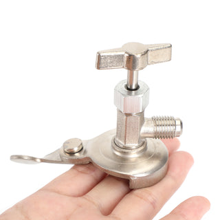 AC Can Tap Dispenser Valve Bottle Opener Tool 1/4" Sae For Air Conditioning