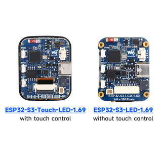 ESP32-S3 1.69inch Touch Screen Development Board 240MHz Processor WIFI Bluetooth
