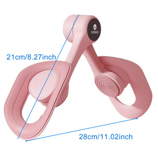 Home Fitness Equipment for Hip Arm shaping equipment Thigh Trainer Inner Thigh Exerciserfor Women Leg 360°Adjustable Pelvic Floor Muscle Trainer with LED Display