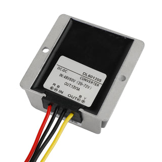 5A Waterproof DC/DC Converter Power Supply Regulator 48V/60V Step Down To 12V