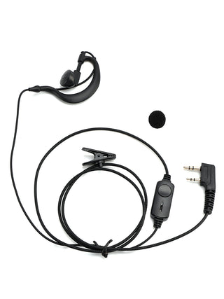 K-031 Pressure Wire Earhook Headset For TK-208 TH-D7 RPU416A KG-UVD1 TG-K4AT
