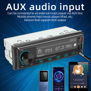2.5D touch screen 1DIN Bluetooth Stereo Radio FM Car MP3 Player Remote Control