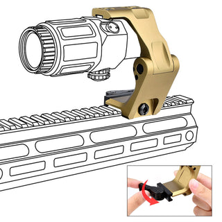 Omni-Directional Quick-Release Mount for Optical Devices
