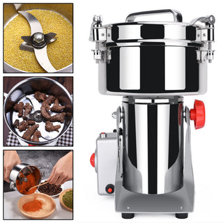 700g Electric Grain Grinder – High-Speed Herb & Cereal Mill with Durable Stainless Steel Design