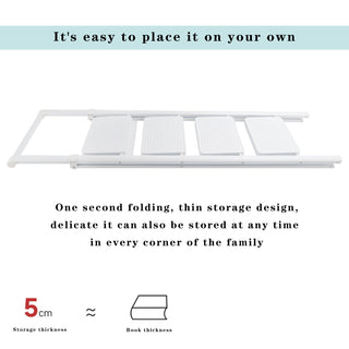 4-Step Folding Step Ladder for Home - Lightweight with Wide Anti-Slip Pedal