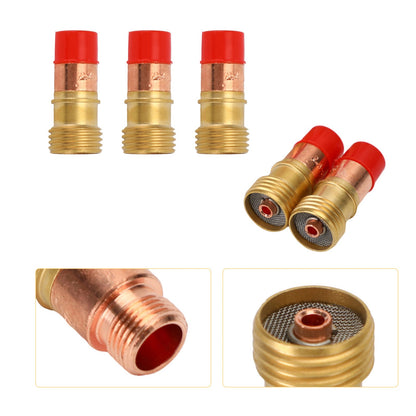 5pcs Tig Welding Torch Stubby Gas Lens 4Gl332 (3/32") For 17/18/26 Generic