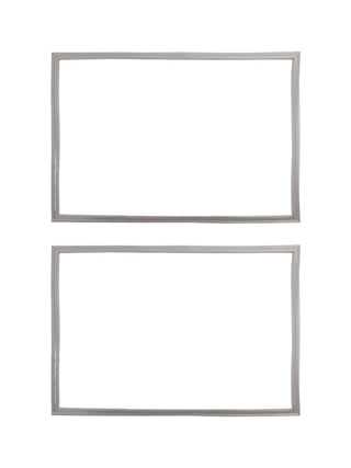 2 Pcs DA97-12522J Freezer Door Gasket for Samsung Refrigerator AP5623489 3973455