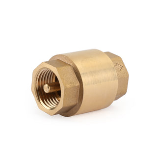 DN15 1/2" NPT In-Line Check Valve Brass Spring Loaded Inline 200PSI
