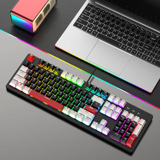 104Key Wired Mechanical Linear Switch Gaming Keyboard Hot-Swappable Customizable