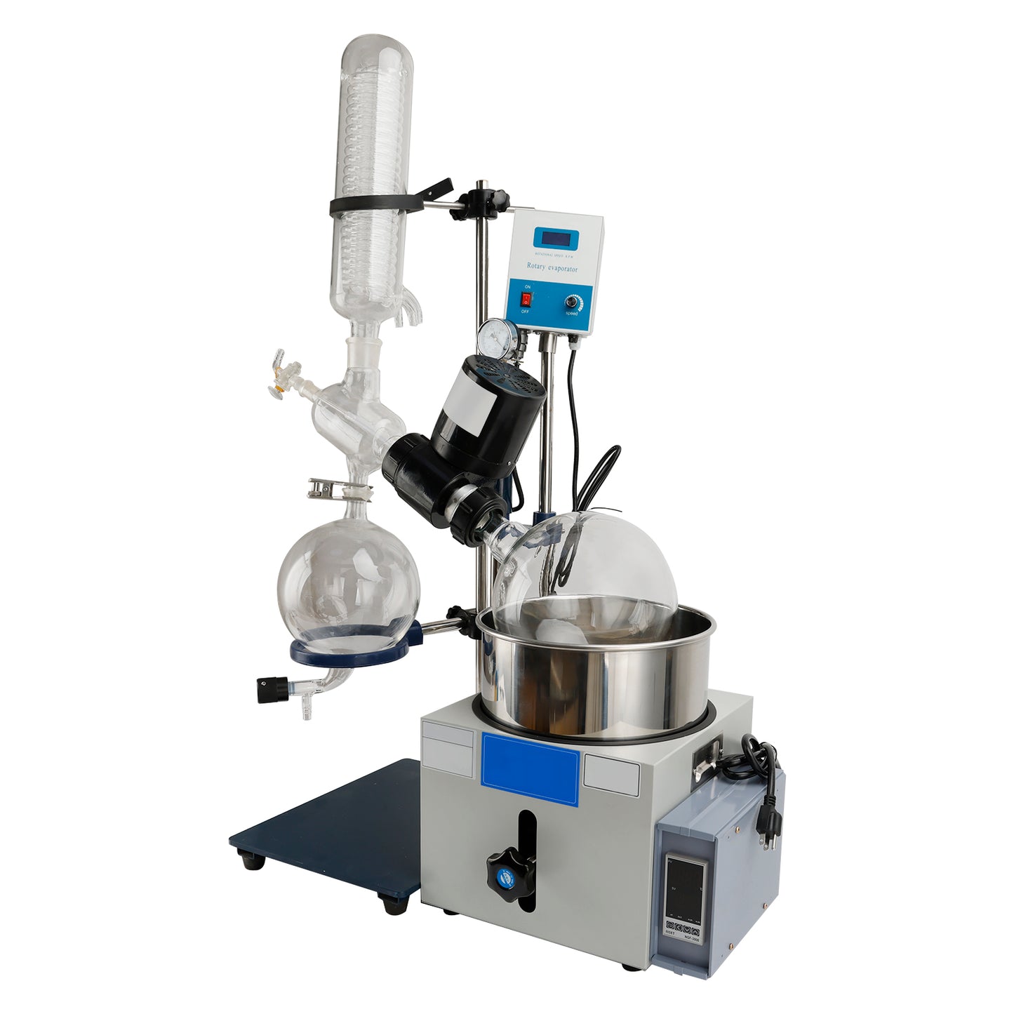 5L Rotary Evaporator Rotavapor Vacuum Evaporation Digital Water Bath Lab