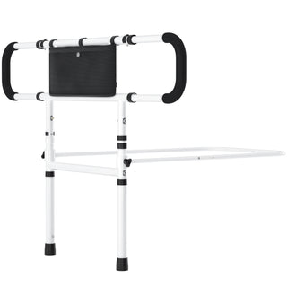 Bed Side Rail Mobility Aid Guard punch-free and foldable bedside handrails for getting up