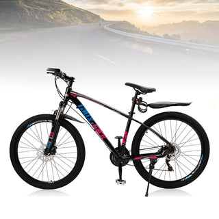 27.5 inch Wheels 21 Speed Cycling MTB Adult Bicycle + Lock + Pump