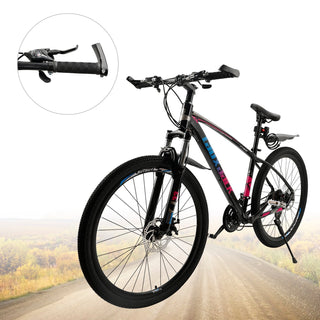 27.5 inch Wheels 21 Speed Cycling MTB Adult Bicycle + Lock + Pump