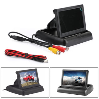 4.3" TFT LCD NTSC PAL Foldable 4.3inch Car Monitor Night Parking Assist