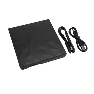 Usb 3.0 Type-C External Dvd Rw Cd Drive Burner Big Drill Face For Laptop Pc Blk