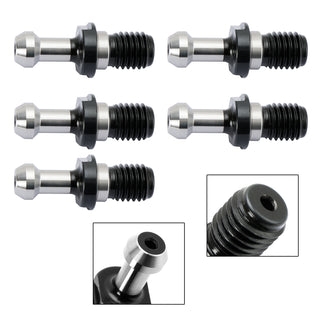 5Pcs CAT40 45° 0.589" Degree Pull Stud Retention Knob Fits HAAS CAT CNC Silver