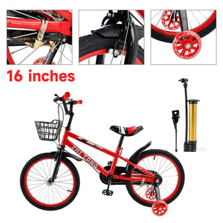 16 inch Kid's Bike Child Bicycle w/ Auxiliary Wheels