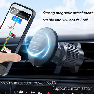 Magsafe Magnetic Car Phone Holder Air Outlet For Apple 12 13 14 15 16 17 Pro Max