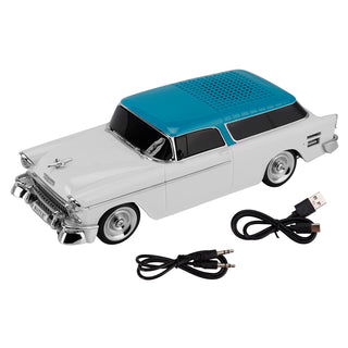 WS-1955 Bluetooth Replica Speaker Retro Speaker Car Design HD Sound TWS FM Radio
